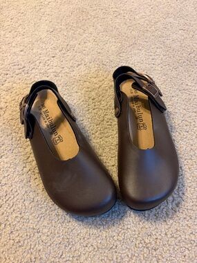 Amazon Women’s Brown Slip-On Loafers with Buckle